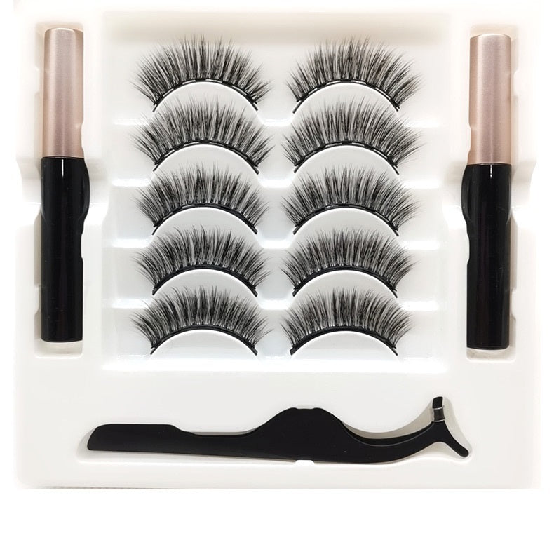 No-glue magnetic lash system for all-day wear
