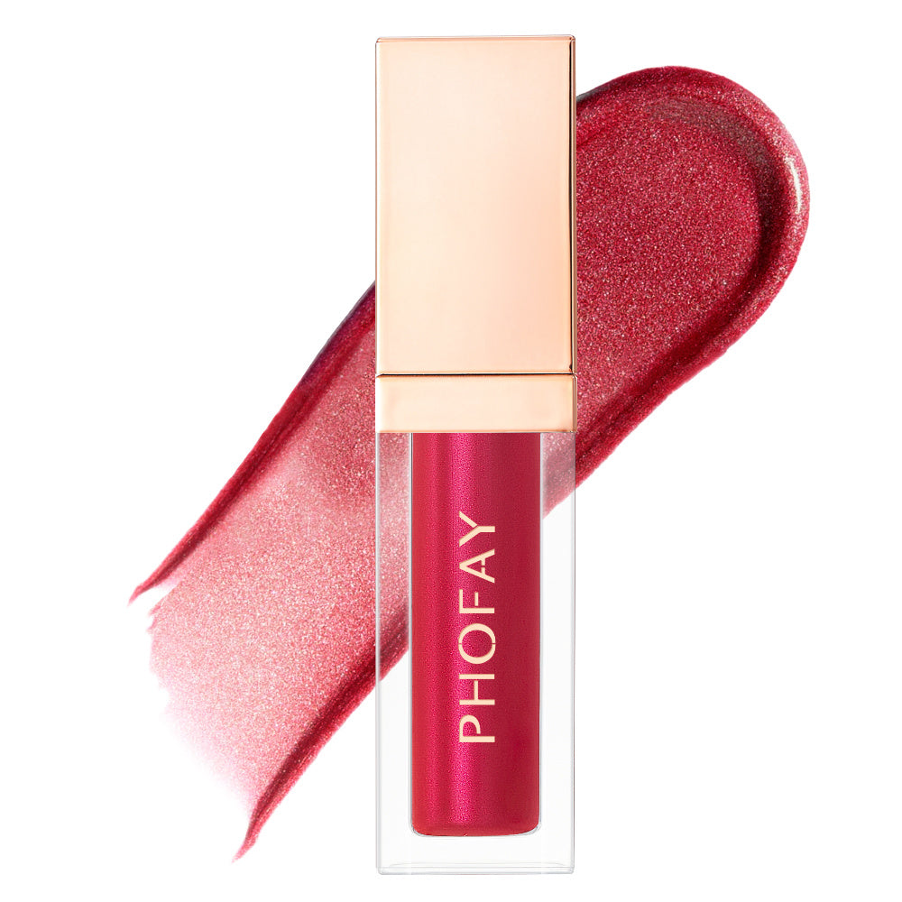Non-sticky hydrating lip gloss formula
