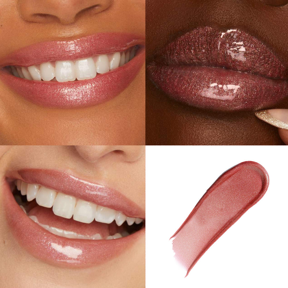 Hydrating lip gloss with rich color payoff
