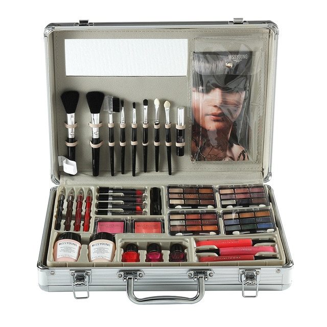 Wavewisee 85-piece professional makeup kit with eyeshadow palettes
